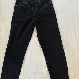 Levi's Women's Dark wedgie cut corduroy  Jeans
